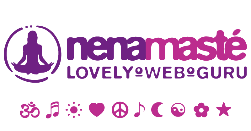 Nenamasté Logo mit Icons